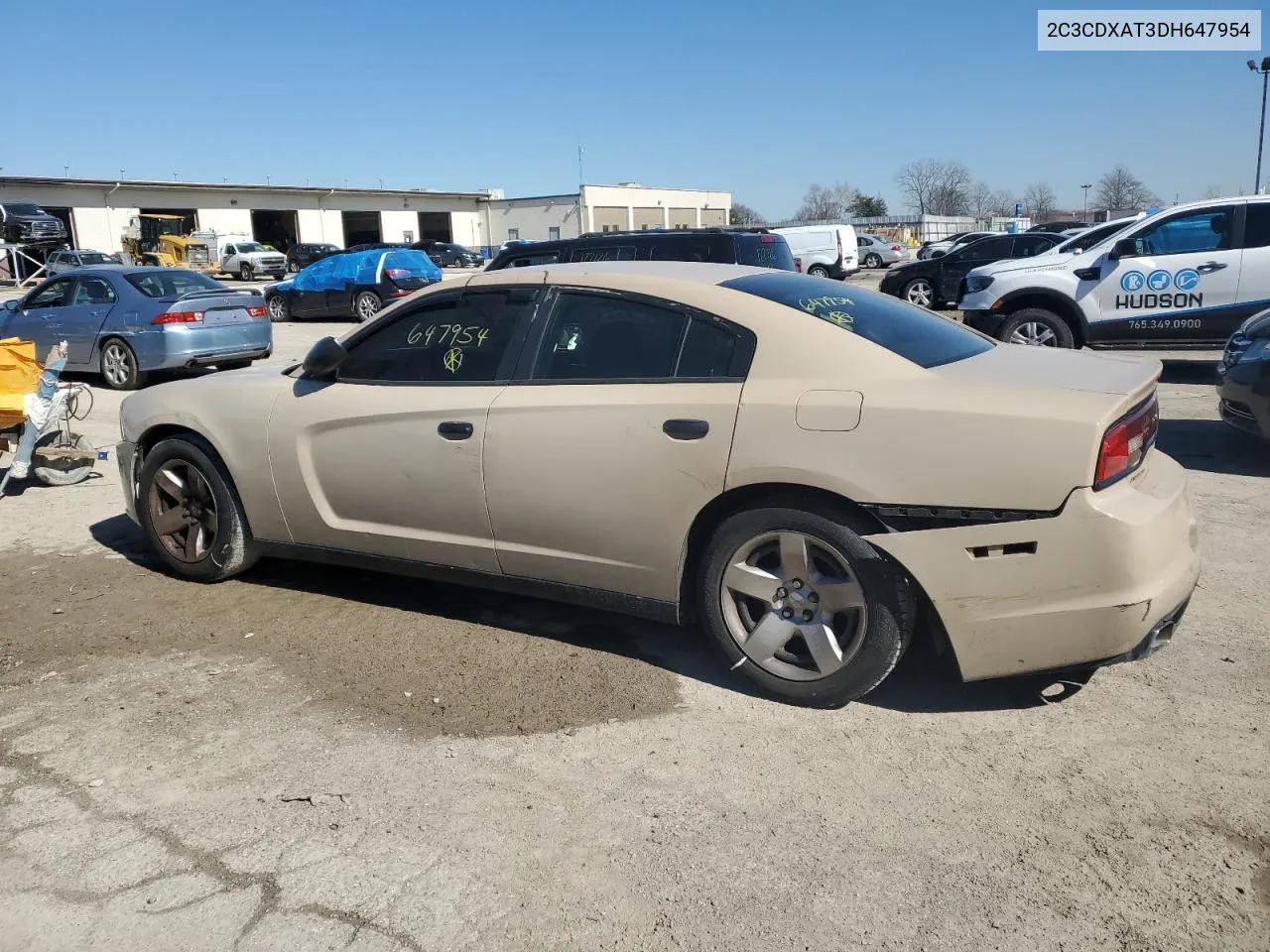 2C3CDXAT3DH647954 2013 Dodge Charger Police