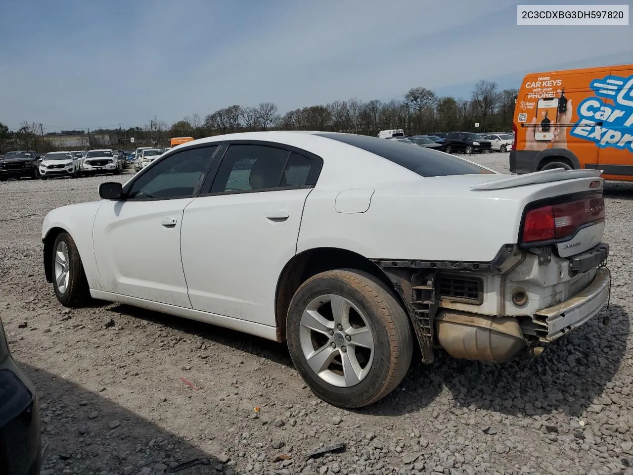 2C3CDXBG3DH597820 2013 Dodge Charger Se