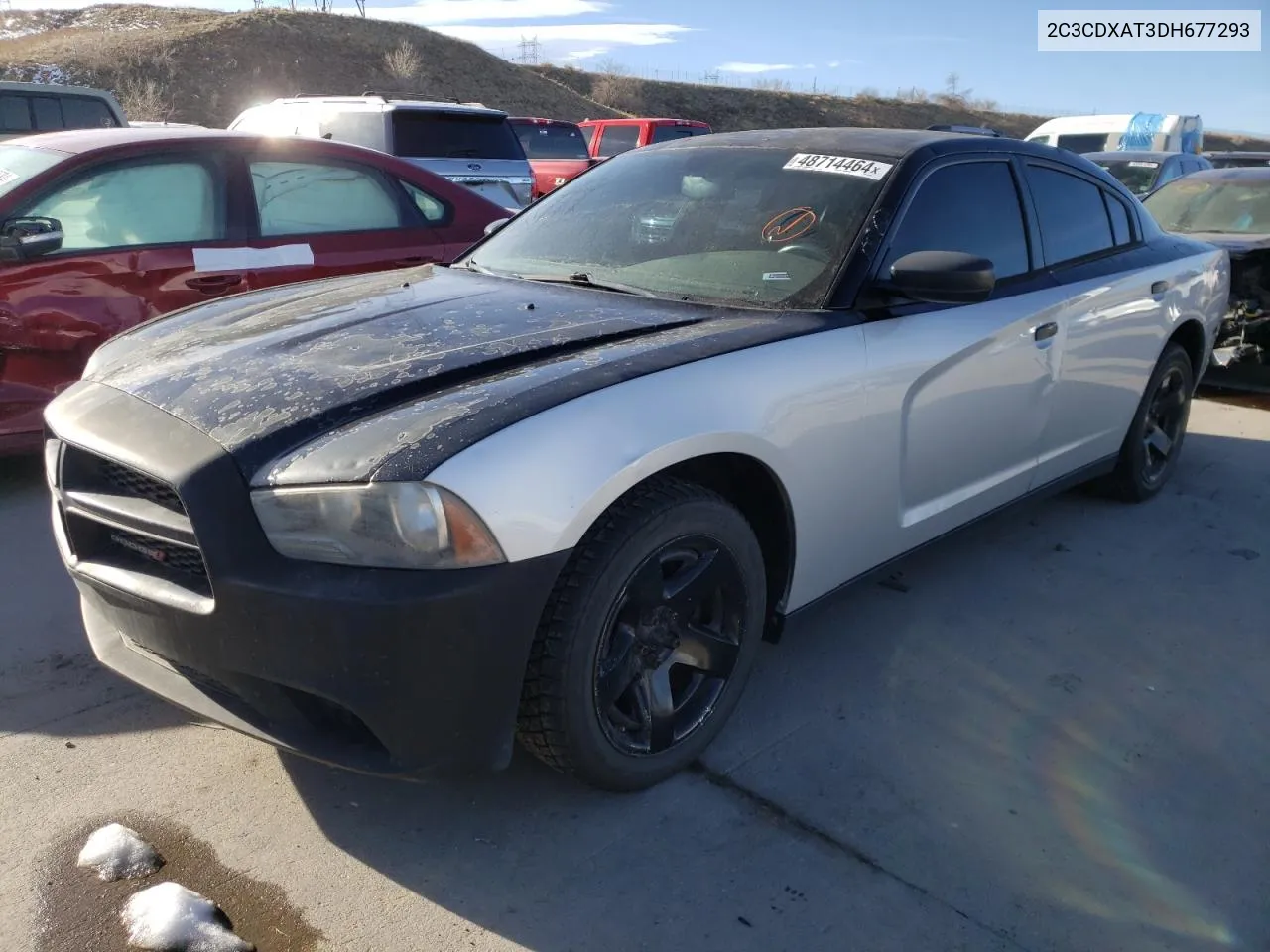 2013 Dodge Charger Police VIN: 2C3CDXAT3DH677293 Lot: 48714464