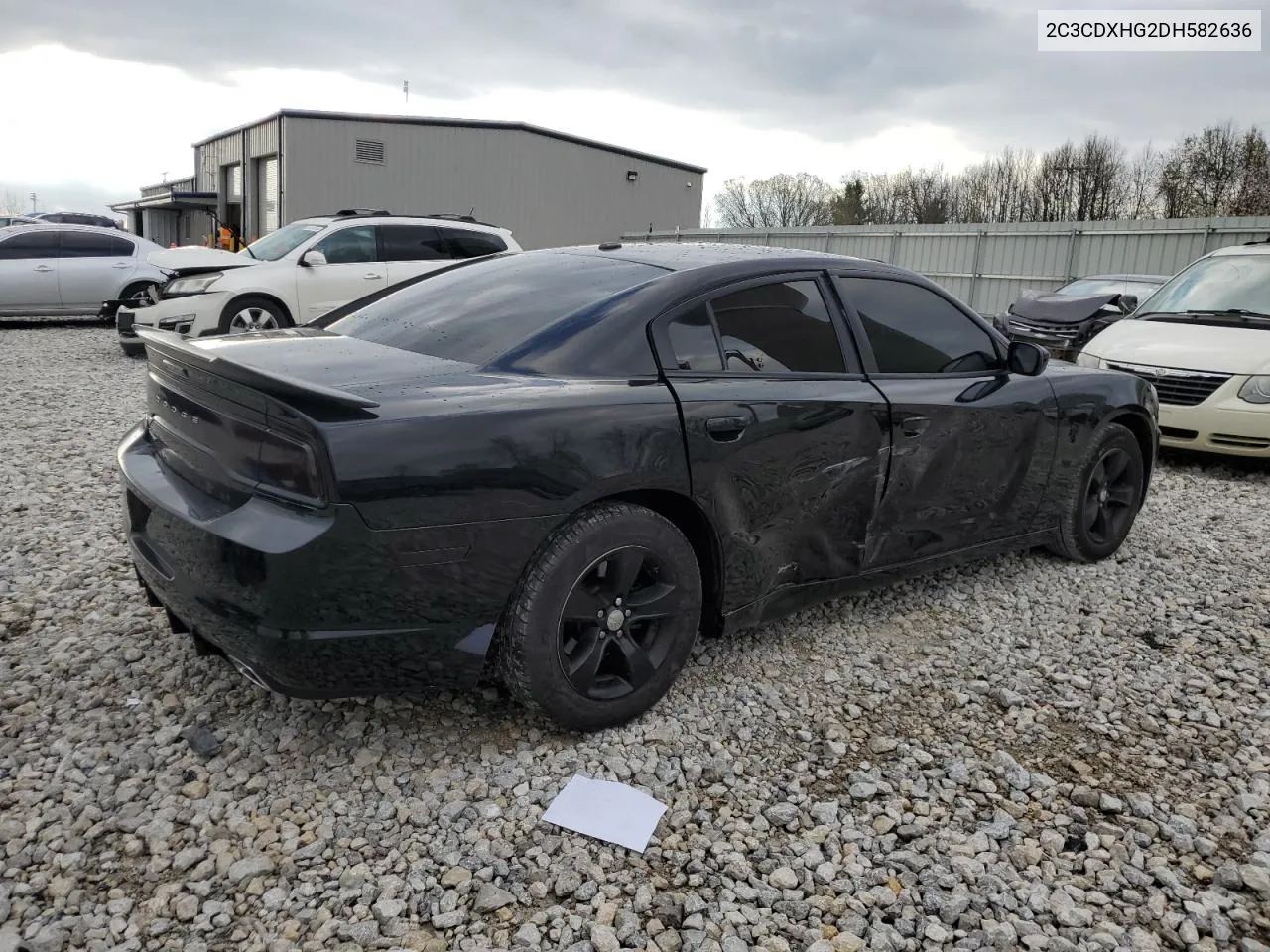 2013 Dodge Charger Sxt VIN: 2C3CDXHG2DH582636 Lot: 51157584