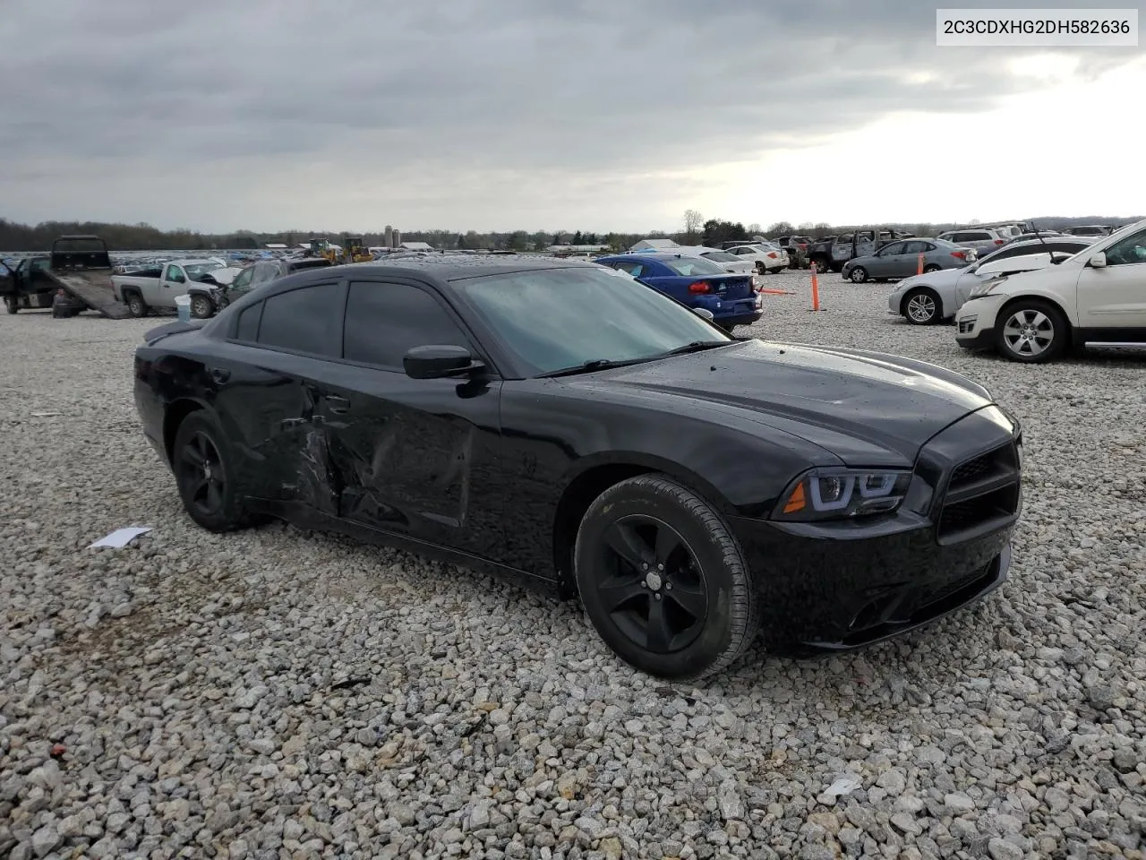 2C3CDXHG2DH582636 2013 Dodge Charger Sxt