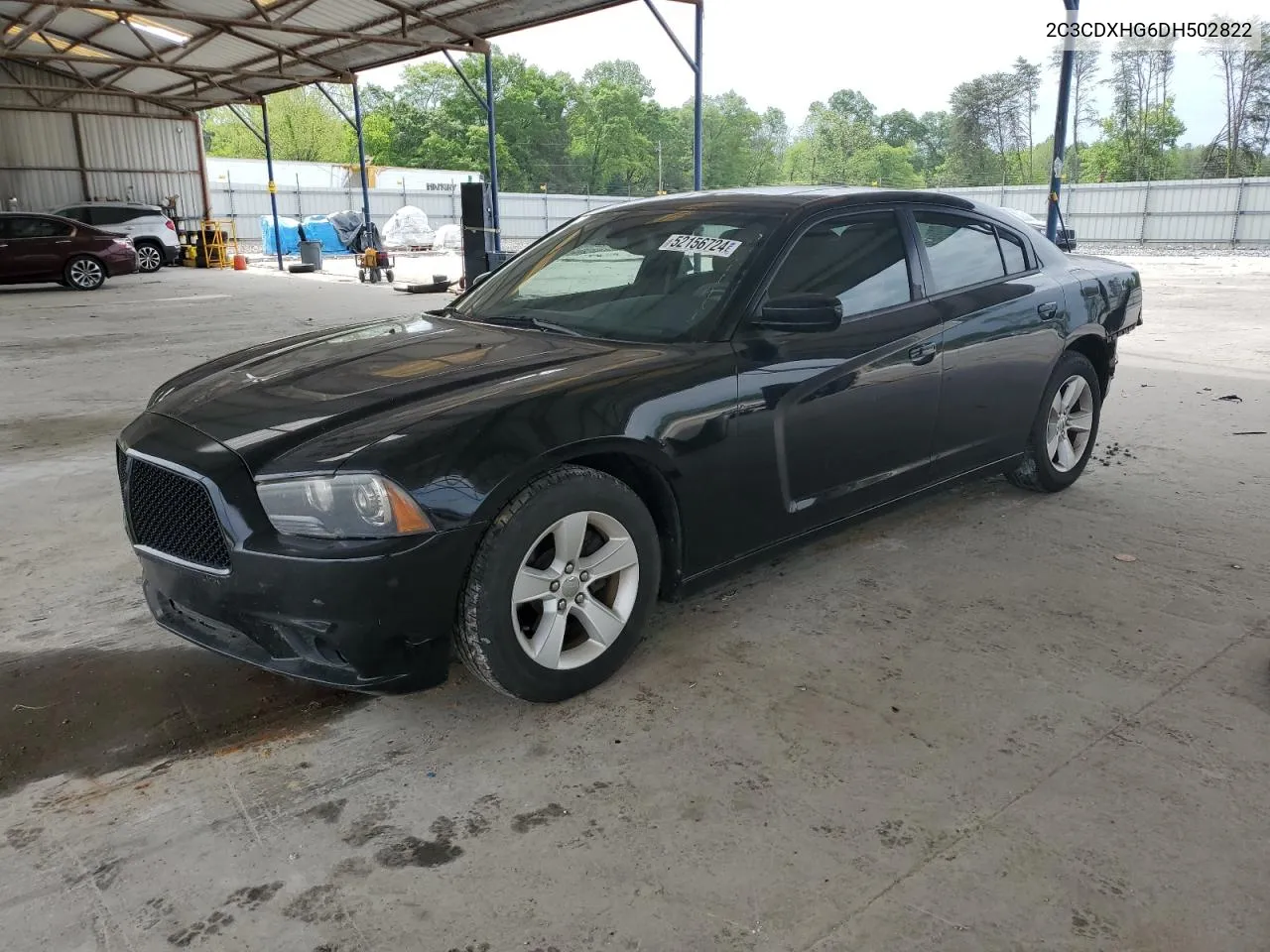 2013 Dodge Charger Sxt VIN: 2C3CDXHG6DH502822 Lot: 52156724