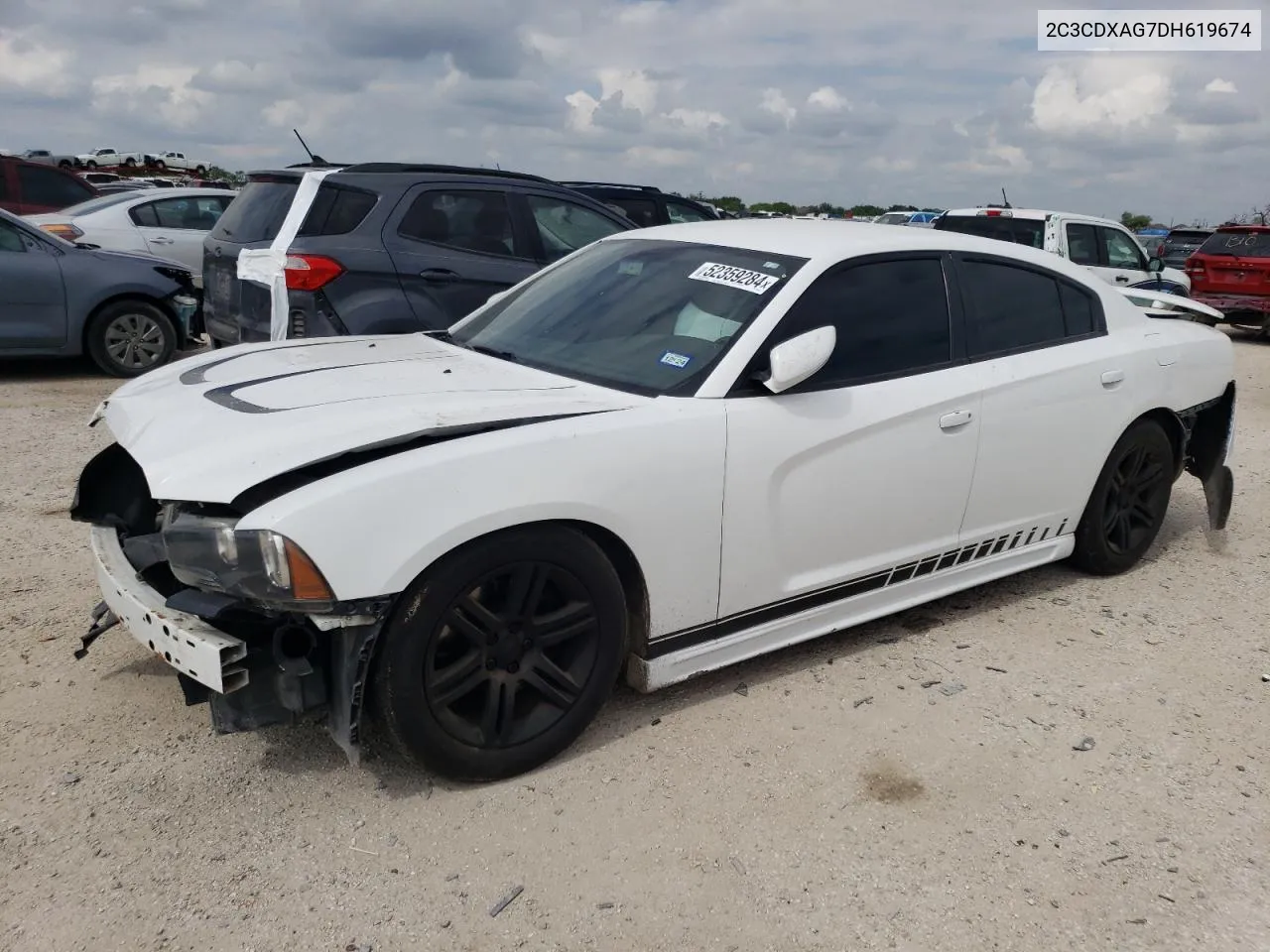 2013 Dodge Charger Police VIN: 2C3CDXAG7DH619674 Lot: 52359284