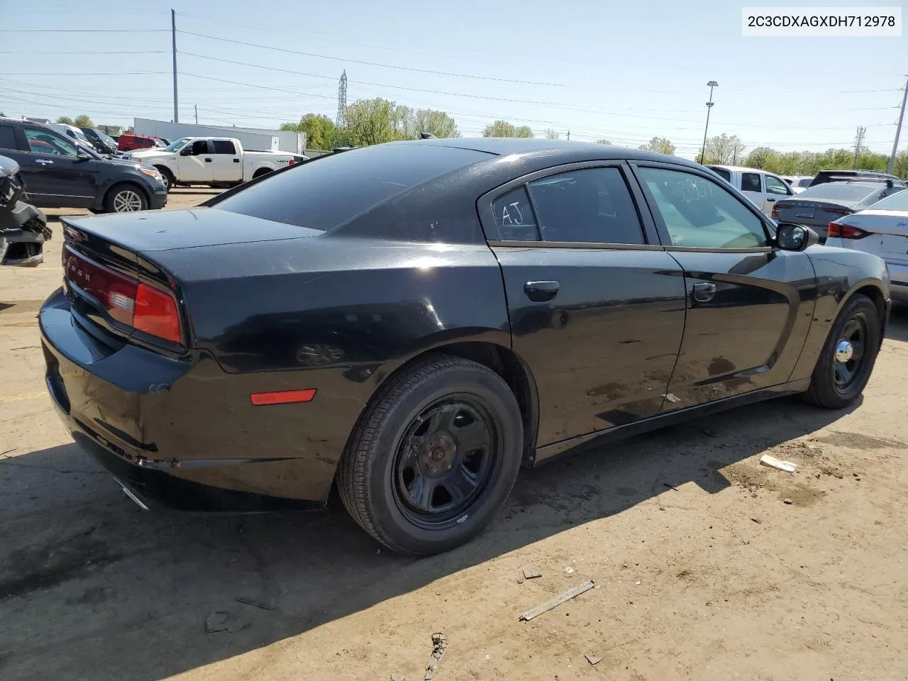 2C3CDXAGXDH712978 2013 Dodge Charger Police