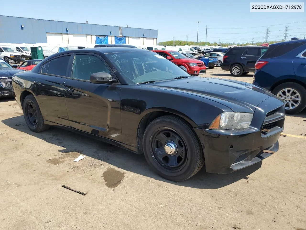 2013 Dodge Charger Police VIN: 2C3CDXAGXDH712978 Lot: 53255734