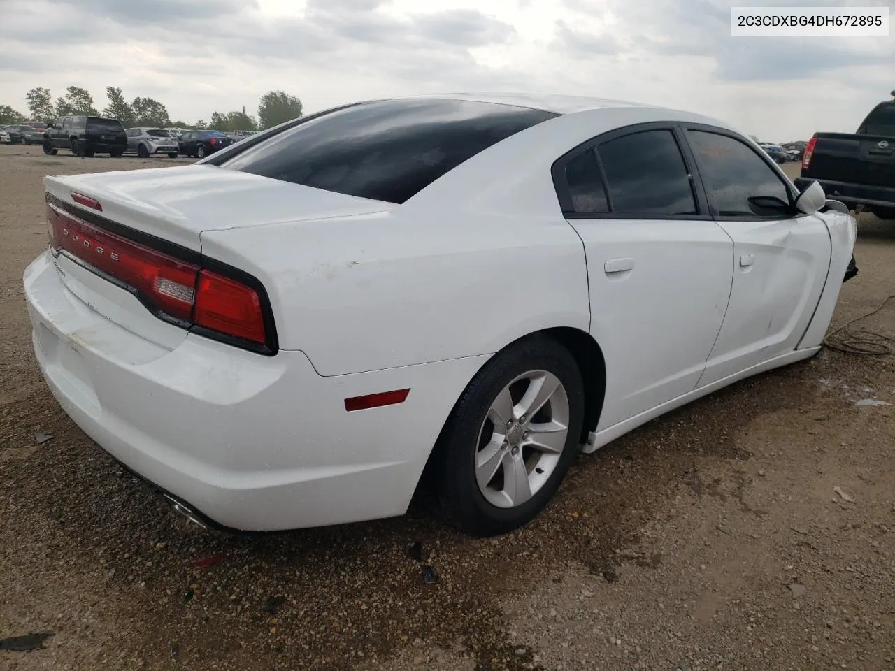 2013 Dodge Charger Se VIN: 2C3CDXBG4DH672895 Lot: 53949814