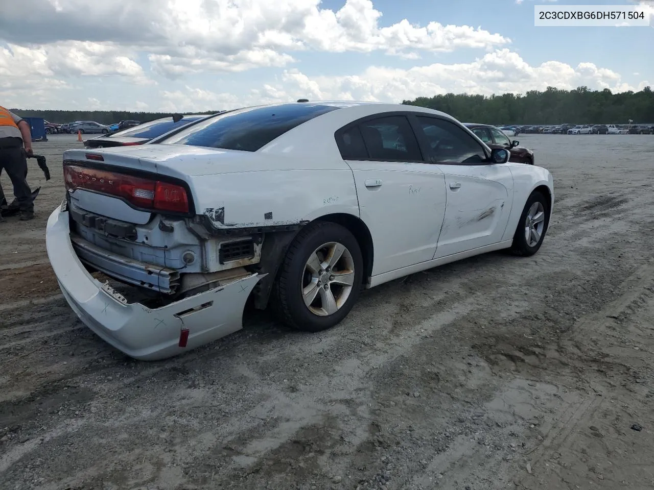 2013 Dodge Charger Se VIN: 2C3CDXBG6DH571504 Lot: 53951854