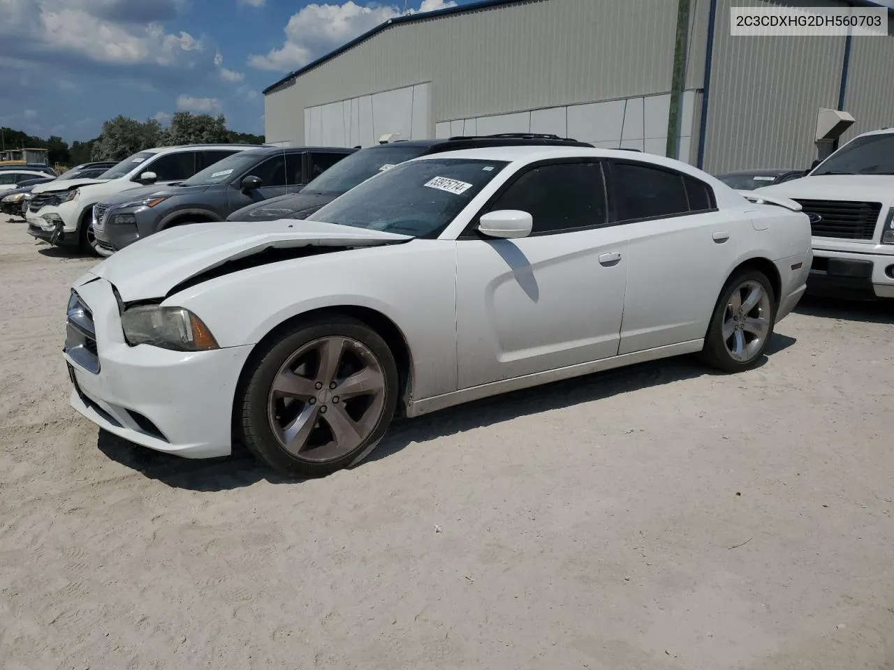 2013 Dodge Charger Sxt VIN: 2C3CDXHG2DH560703 Lot: 53975714