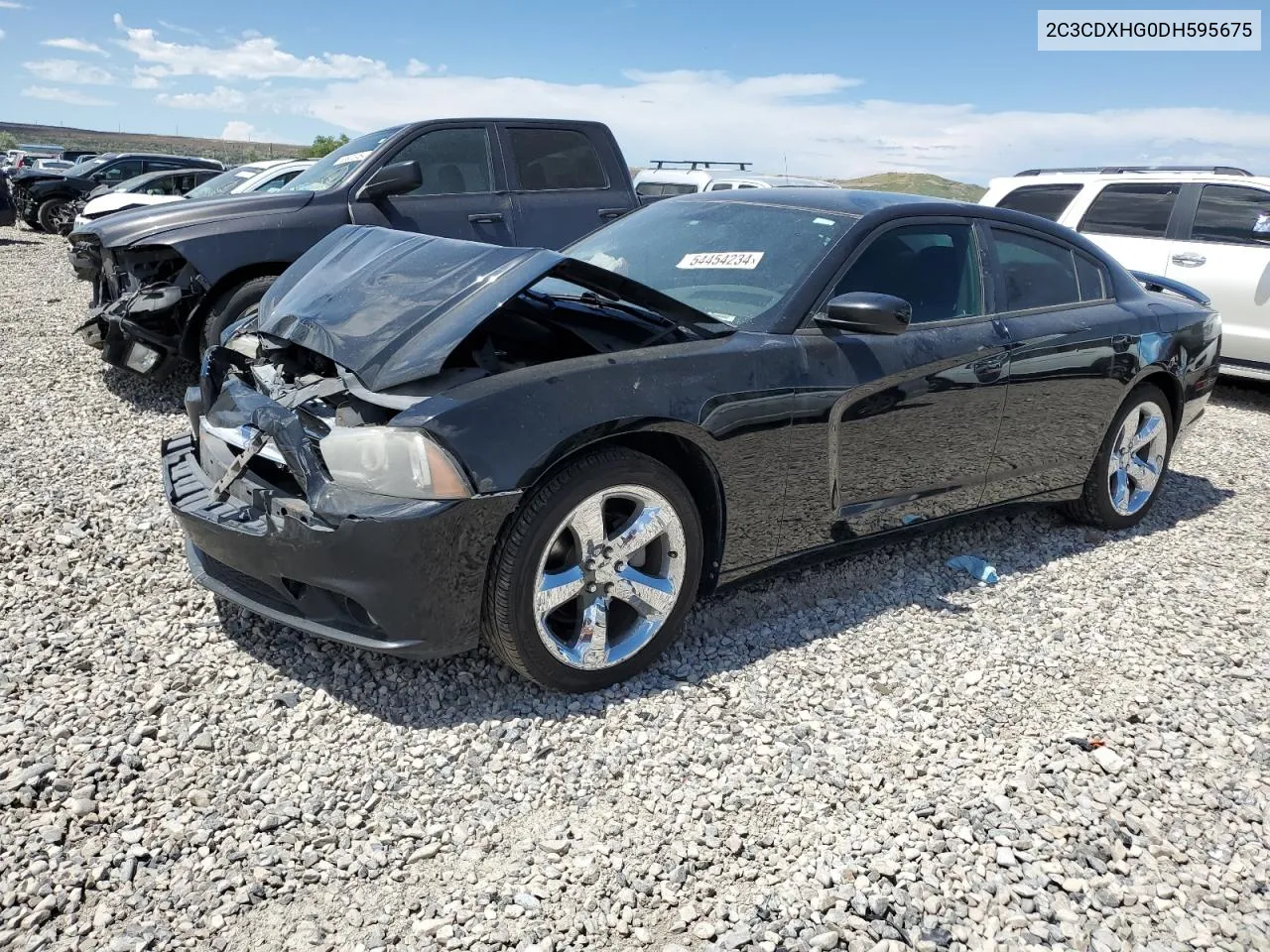 2C3CDXHG0DH595675 2013 Dodge Charger Sxt