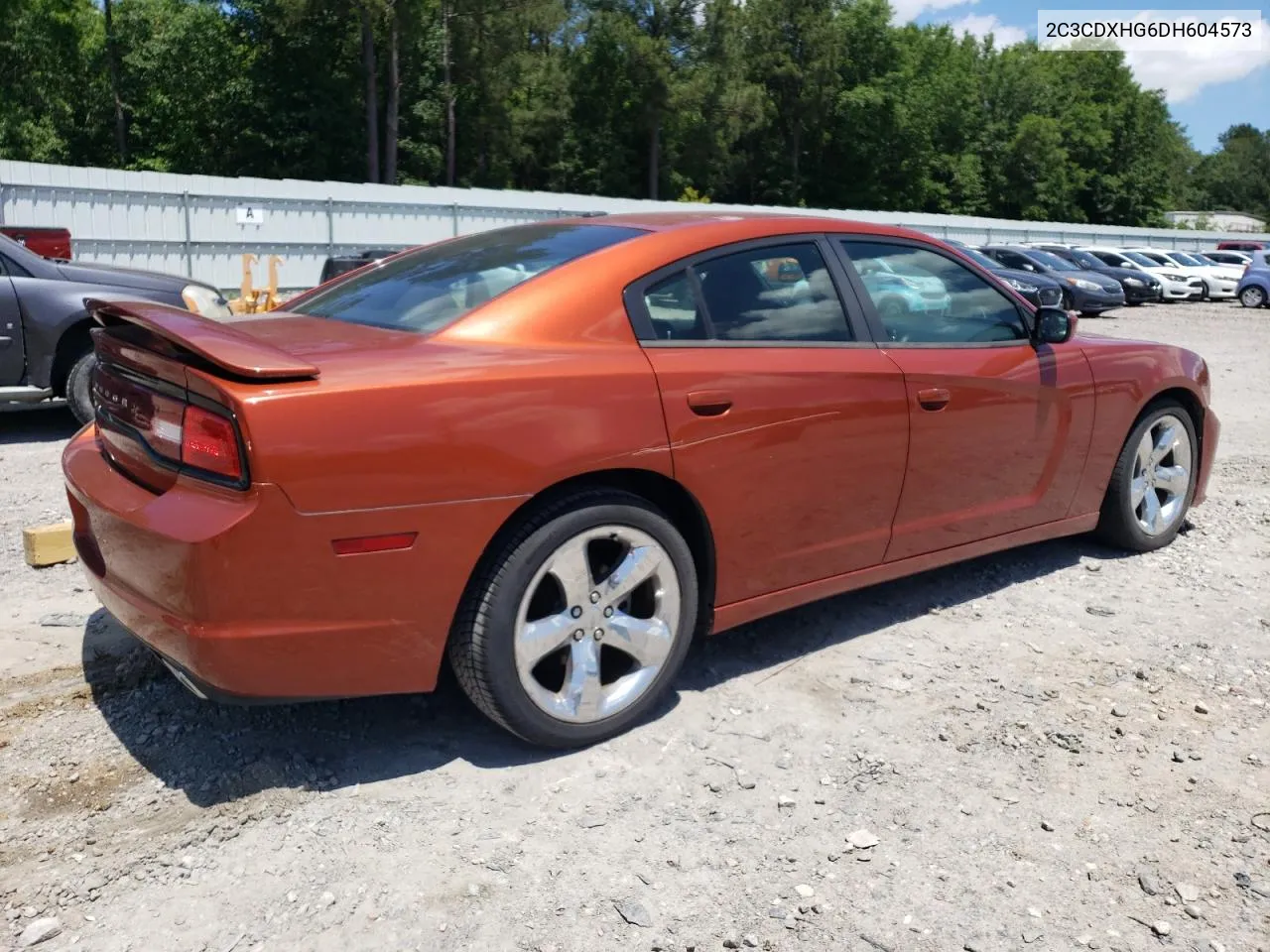 2013 Dodge Charger Sxt VIN: 2C3CDXHG6DH604573 Lot: 54723204