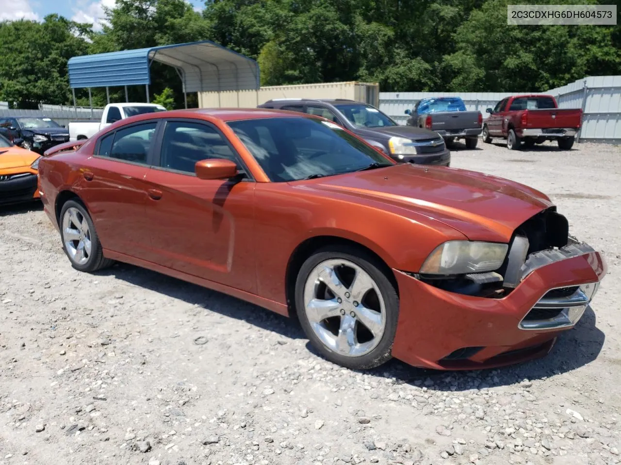 2013 Dodge Charger Sxt VIN: 2C3CDXHG6DH604573 Lot: 54723204