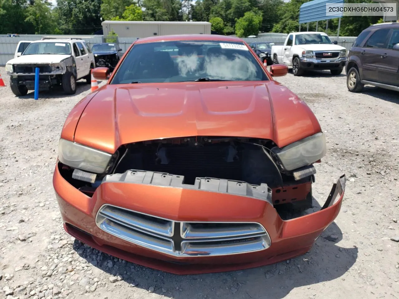 2013 Dodge Charger Sxt VIN: 2C3CDXHG6DH604573 Lot: 54723204