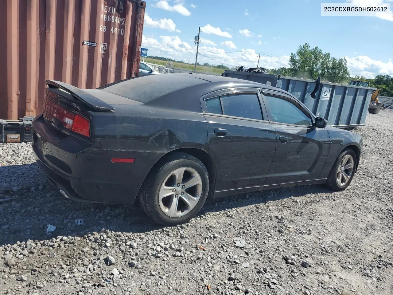 2013 Dodge Charger Se VIN: 2C3CDXBG5DH502612 Lot: 55040774