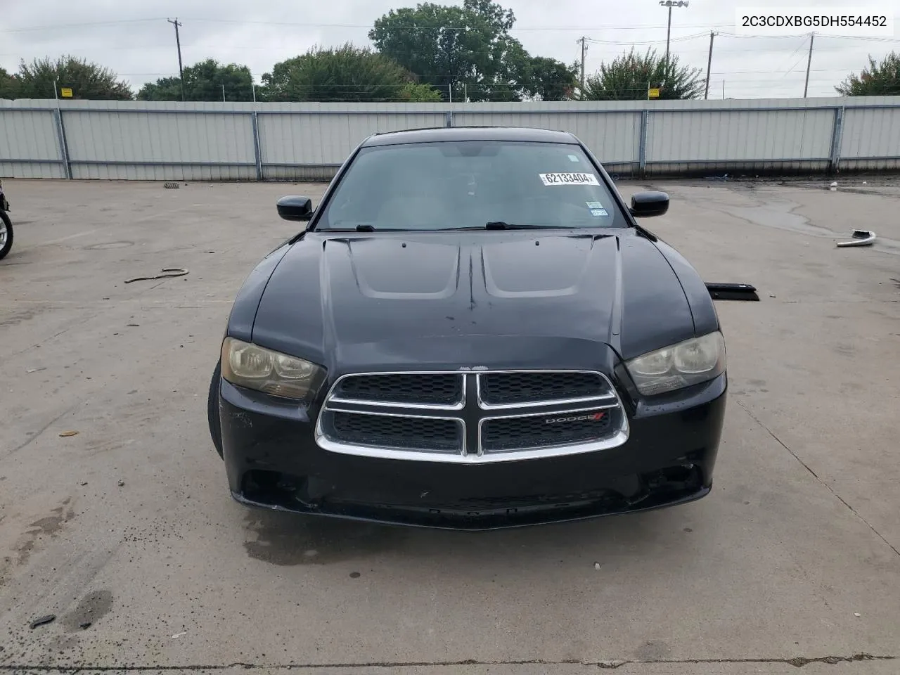 2013 Dodge Charger Se VIN: 2C3CDXBG5DH554452 Lot: 62133404