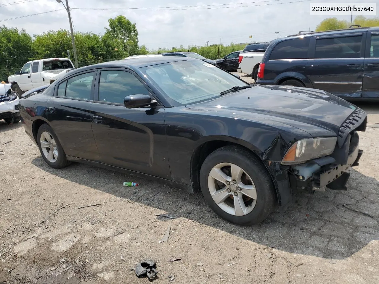 2013 Dodge Charger Sxt VIN: 2C3CDXHG0DH557640 Lot: 64740014