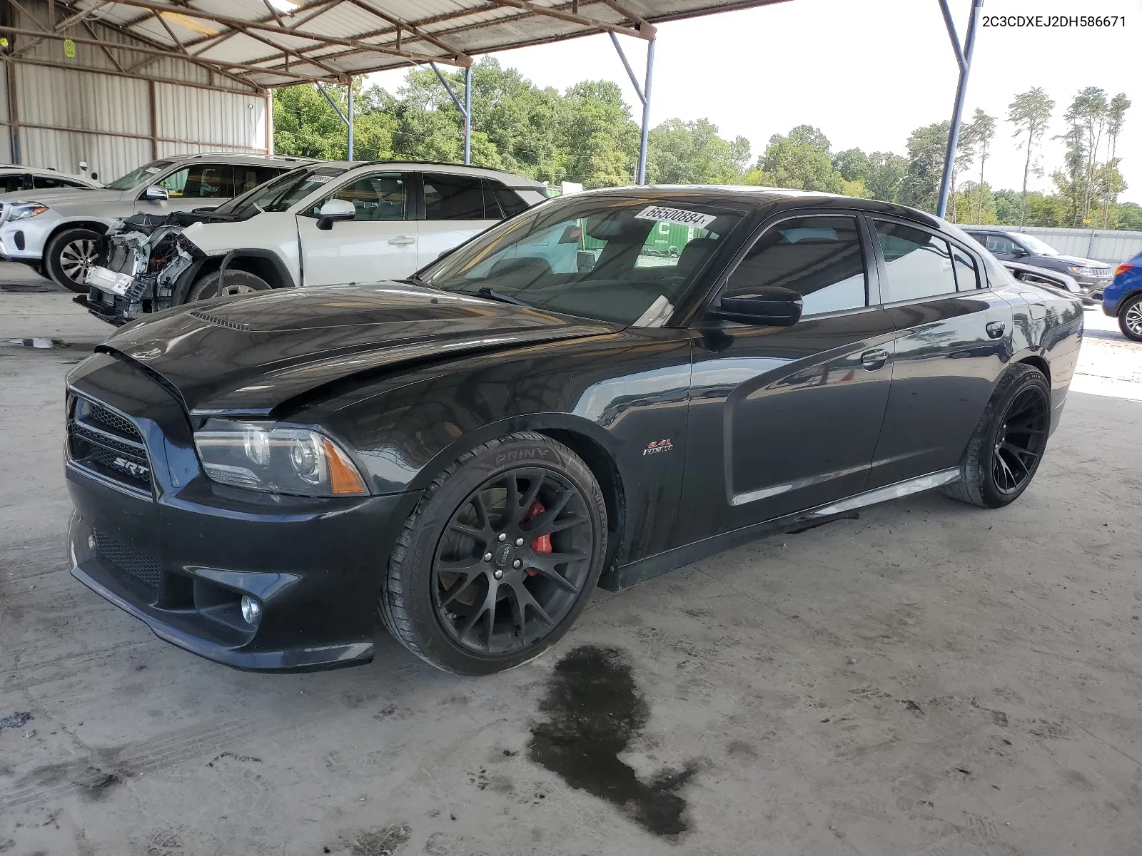 2013 Dodge Charger Srt-8 VIN: 2C3CDXEJ2DH586671 Lot: 66500884