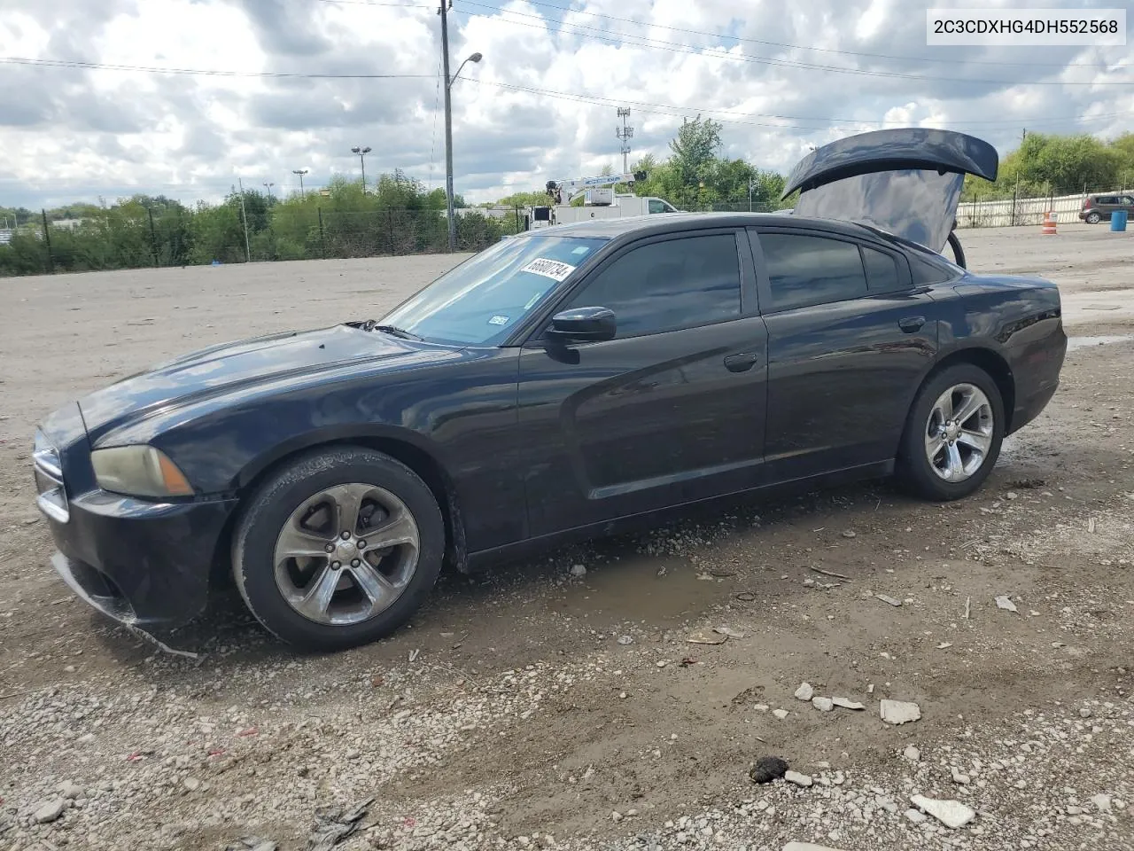 2013 Dodge Charger Sxt VIN: 2C3CDXHG4DH552568 Lot: 66600734