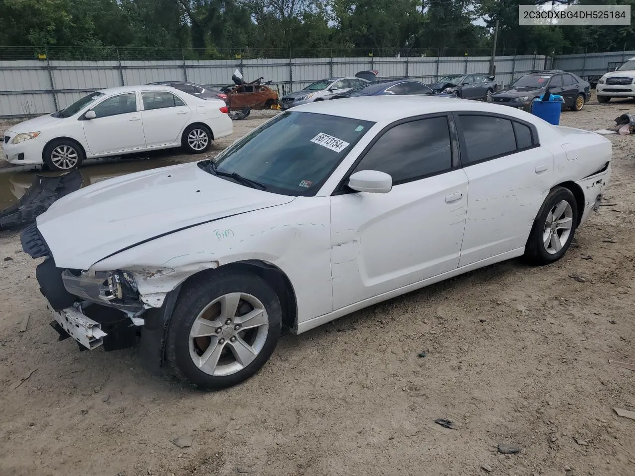 2013 Dodge Charger Se VIN: 2C3CDXBG4DH525184 Lot: 66713154