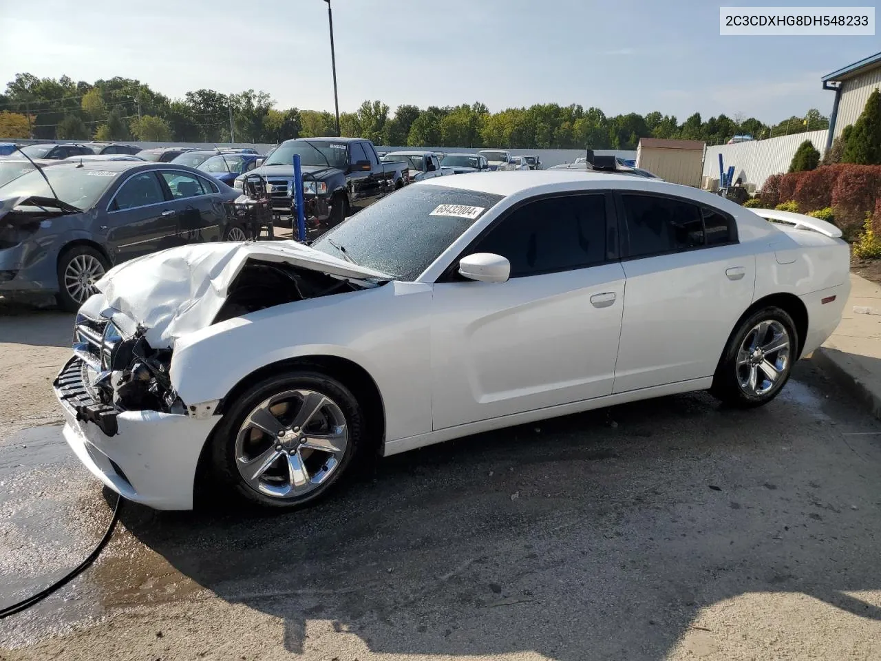 2013 Dodge Charger Sxt VIN: 2C3CDXHG8DH548233 Lot: 68432004