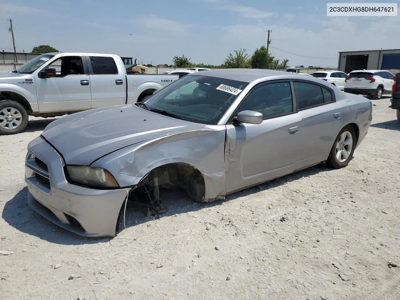 2C3CDXHG8DH647621 2013 Dodge Charger Sxt