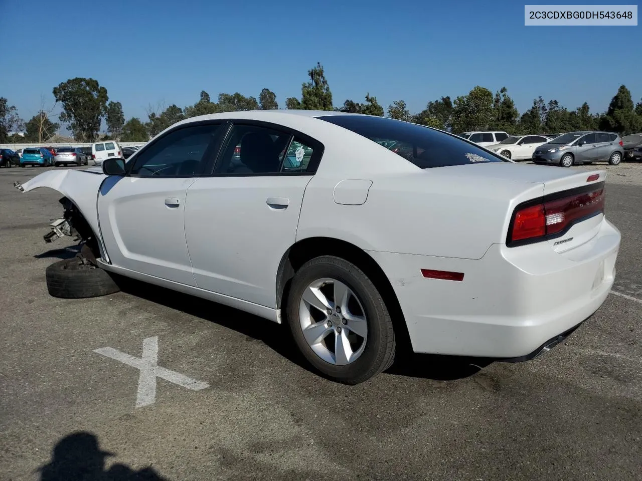 2013 Dodge Charger Se VIN: 2C3CDXBG0DH543648 Lot: 69159614