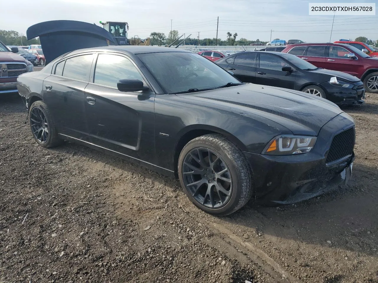 2013 Dodge Charger R/T VIN: 2C3CDXDTXDH567028 Lot: 71085314