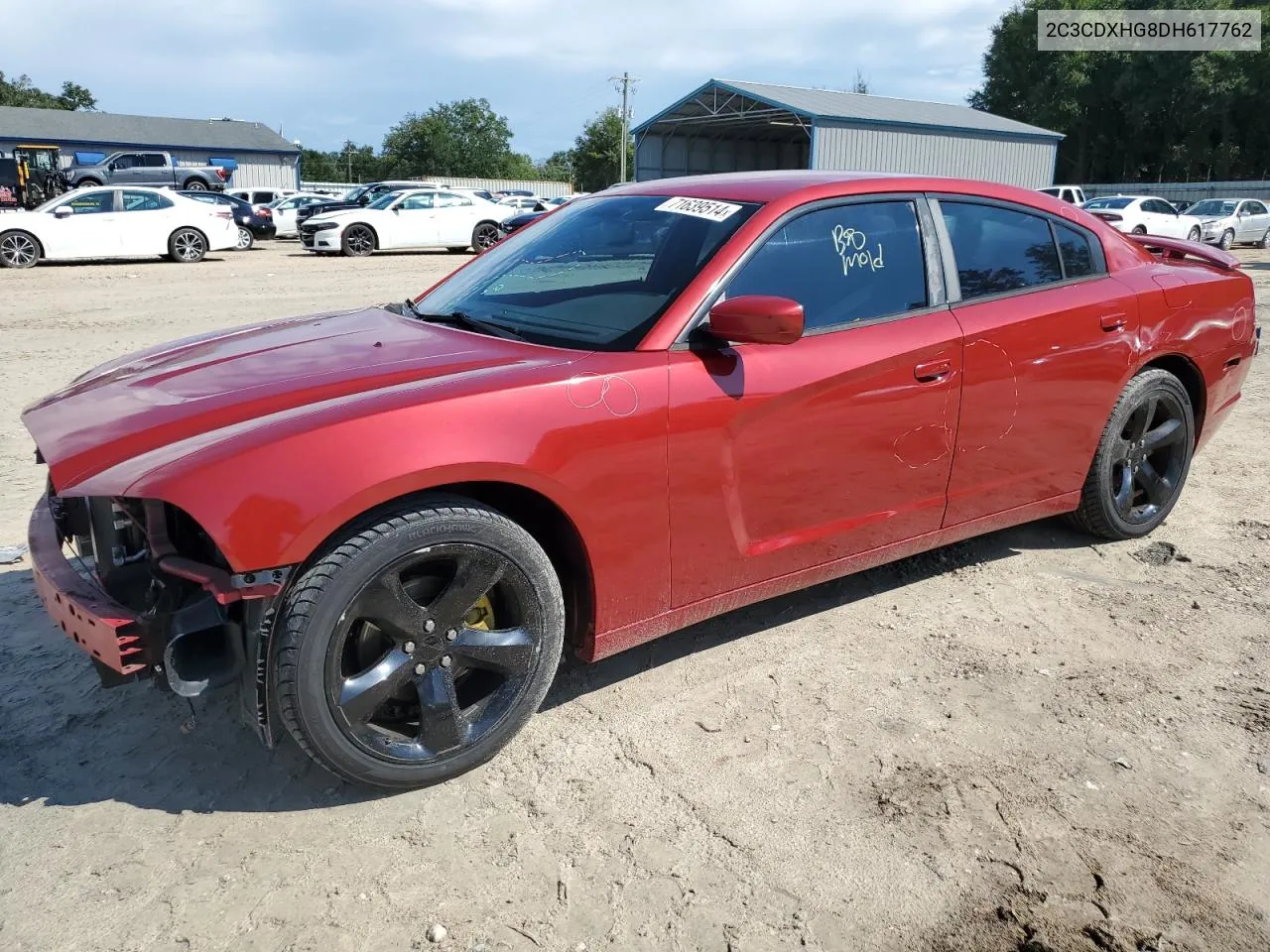 2013 Dodge Charger Sxt VIN: 2C3CDXHG8DH617762 Lot: 71639514