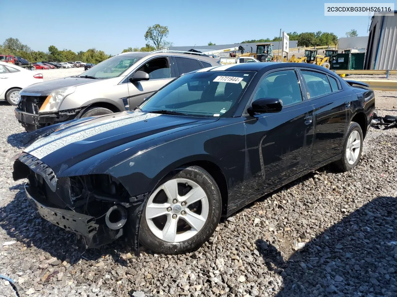 2C3CDXBG3DH526116 2013 Dodge Charger Se