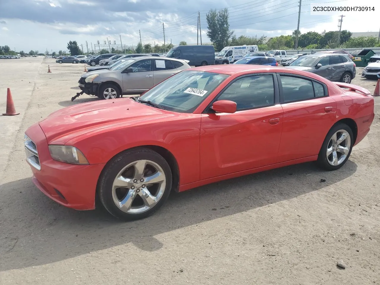 2013 Dodge Charger Sxt VIN: 2C3CDXHG0DH730914 Lot: 72643764