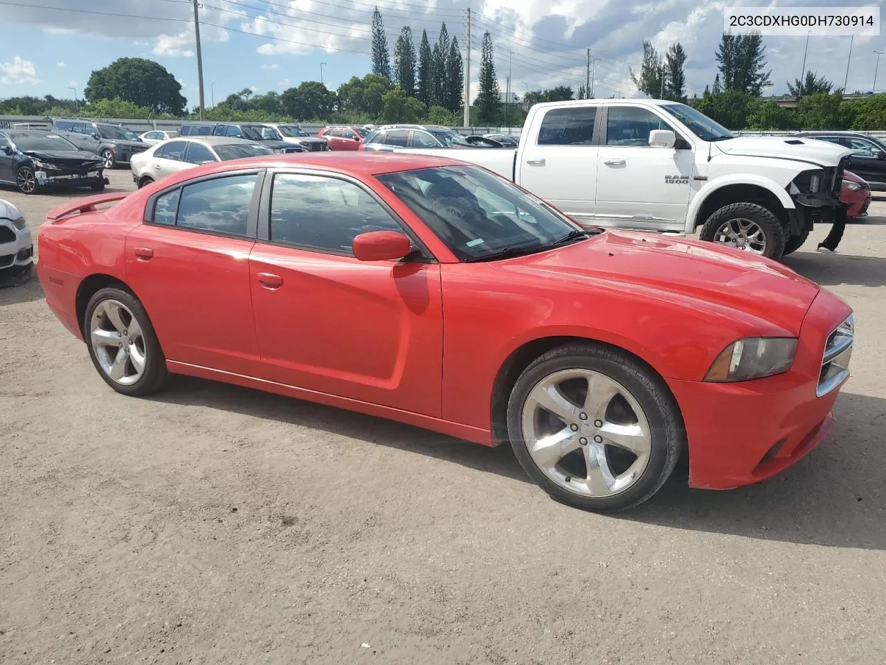 2C3CDXHG0DH730914 2013 Dodge Charger Sxt