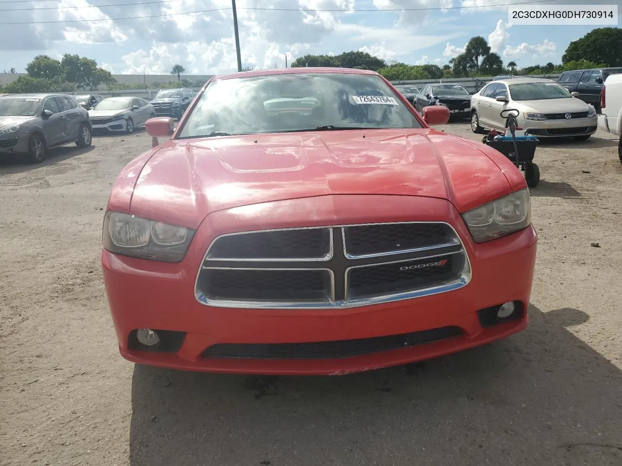 2013 Dodge Charger Sxt VIN: 2C3CDXHG0DH730914 Lot: 72643764