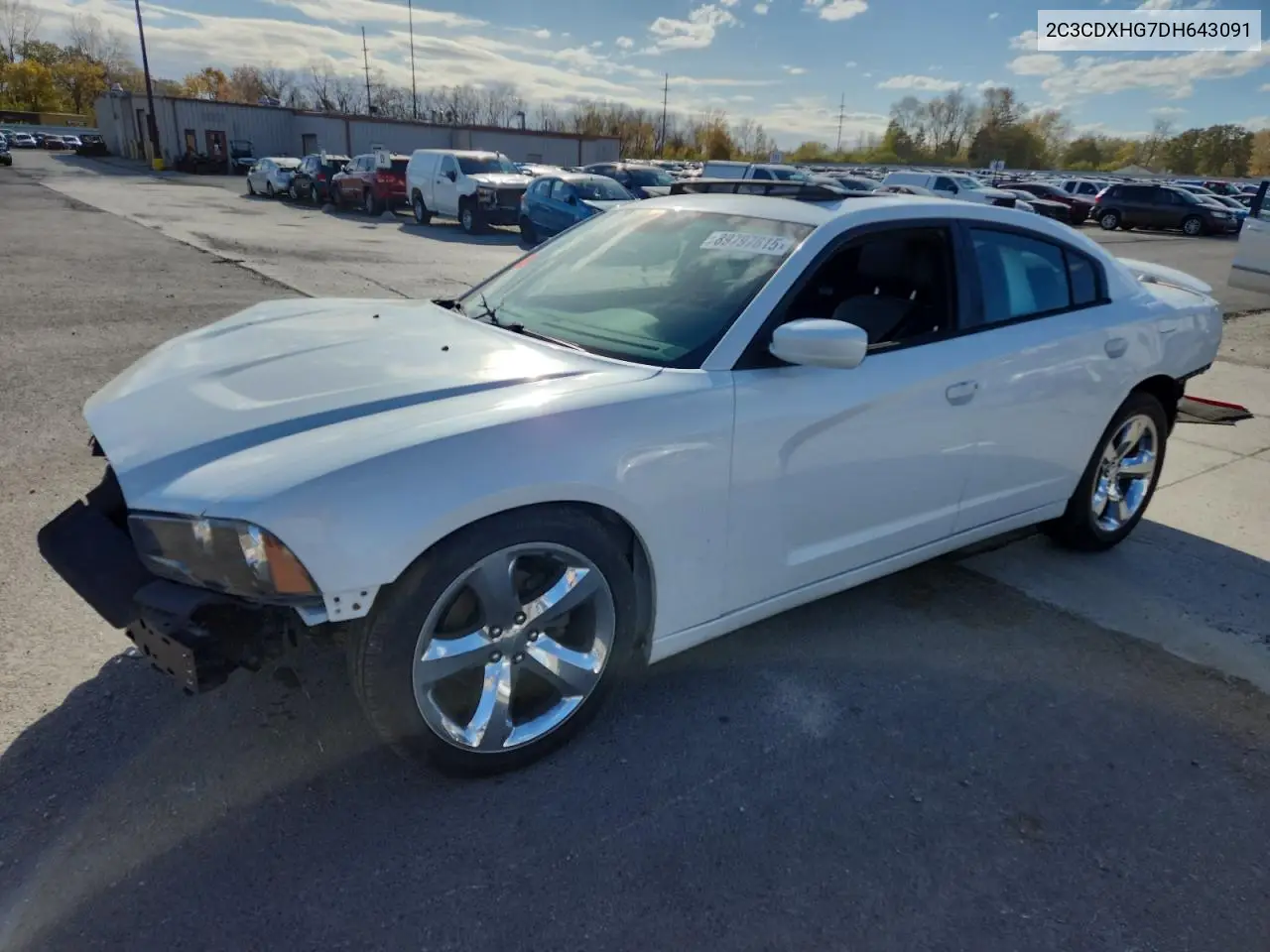 2C3CDXHG7DH643091 2013 Dodge Charger Sxt