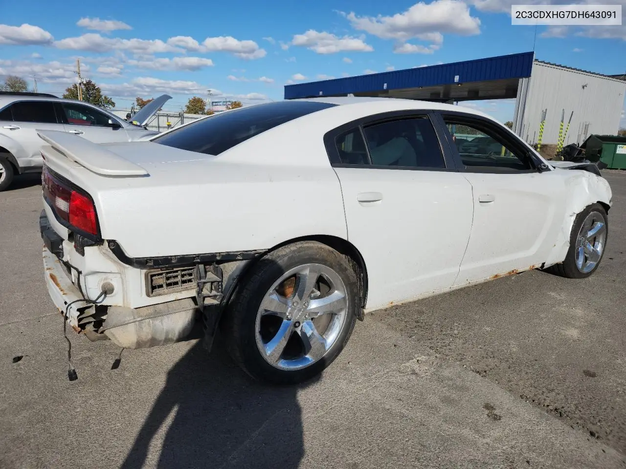 2C3CDXHG7DH643091 2013 Dodge Charger Sxt