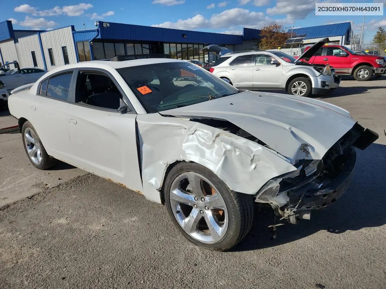 2C3CDXHG7DH643091 2013 Dodge Charger Sxt