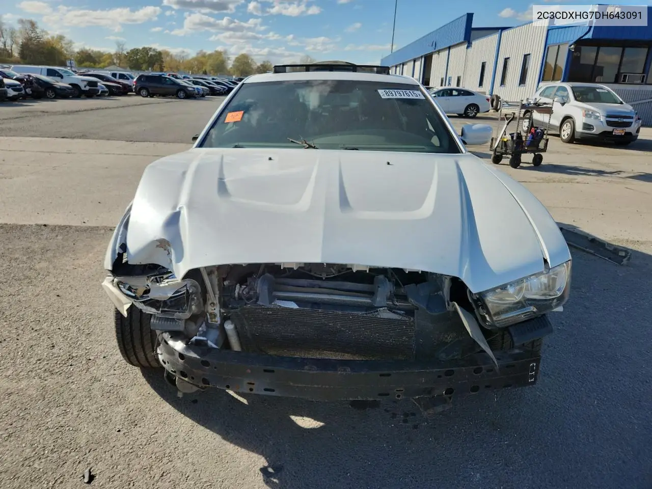 2C3CDXHG7DH643091 2013 Dodge Charger Sxt