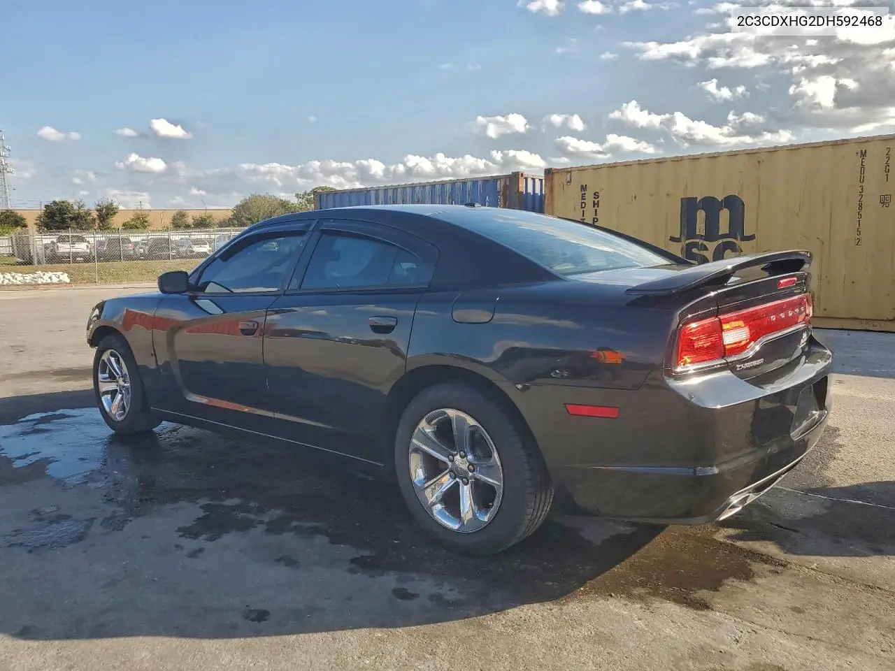 2C3CDXHG2DH592468 2013 Dodge Charger Sxt