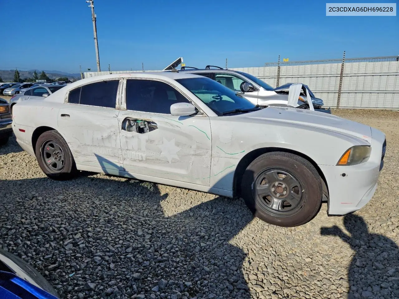 2C3CDXAG6DH696228 2013 Dodge Charger Police