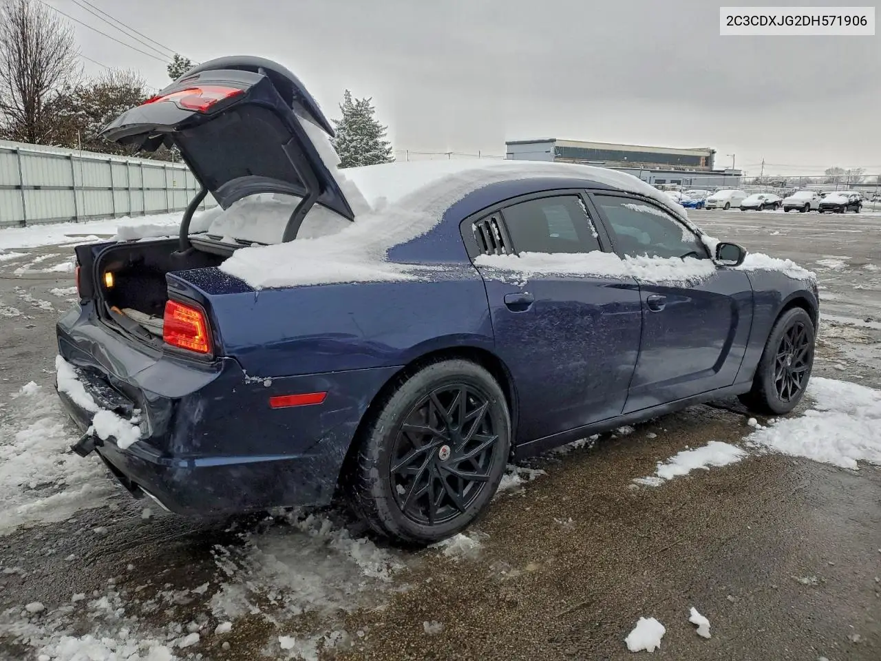 2C3CDXJG2DH571906 2013 Dodge Charger Sxt