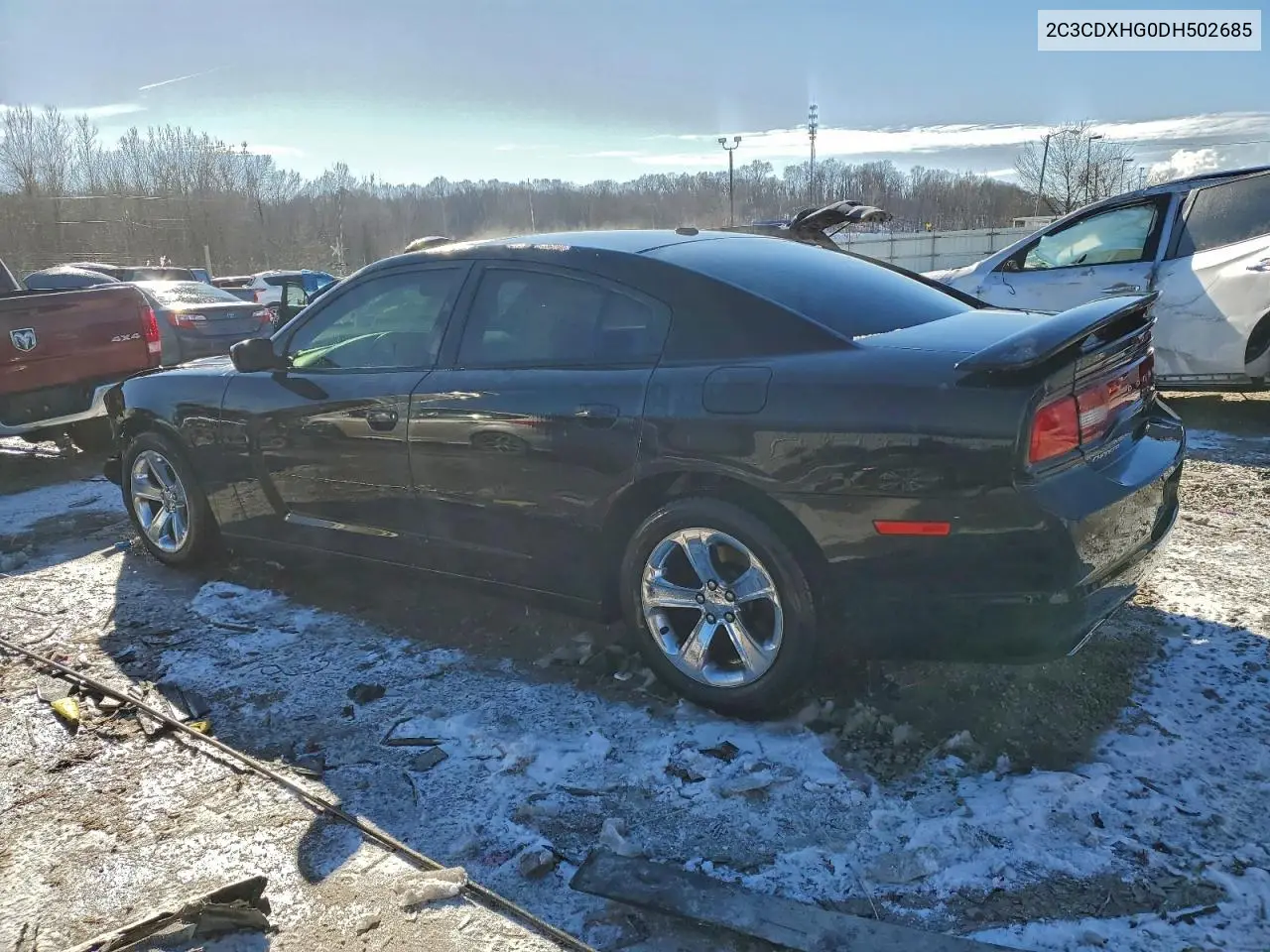 2C3CDXHG0DH502685 2013 Dodge Charger Sxt