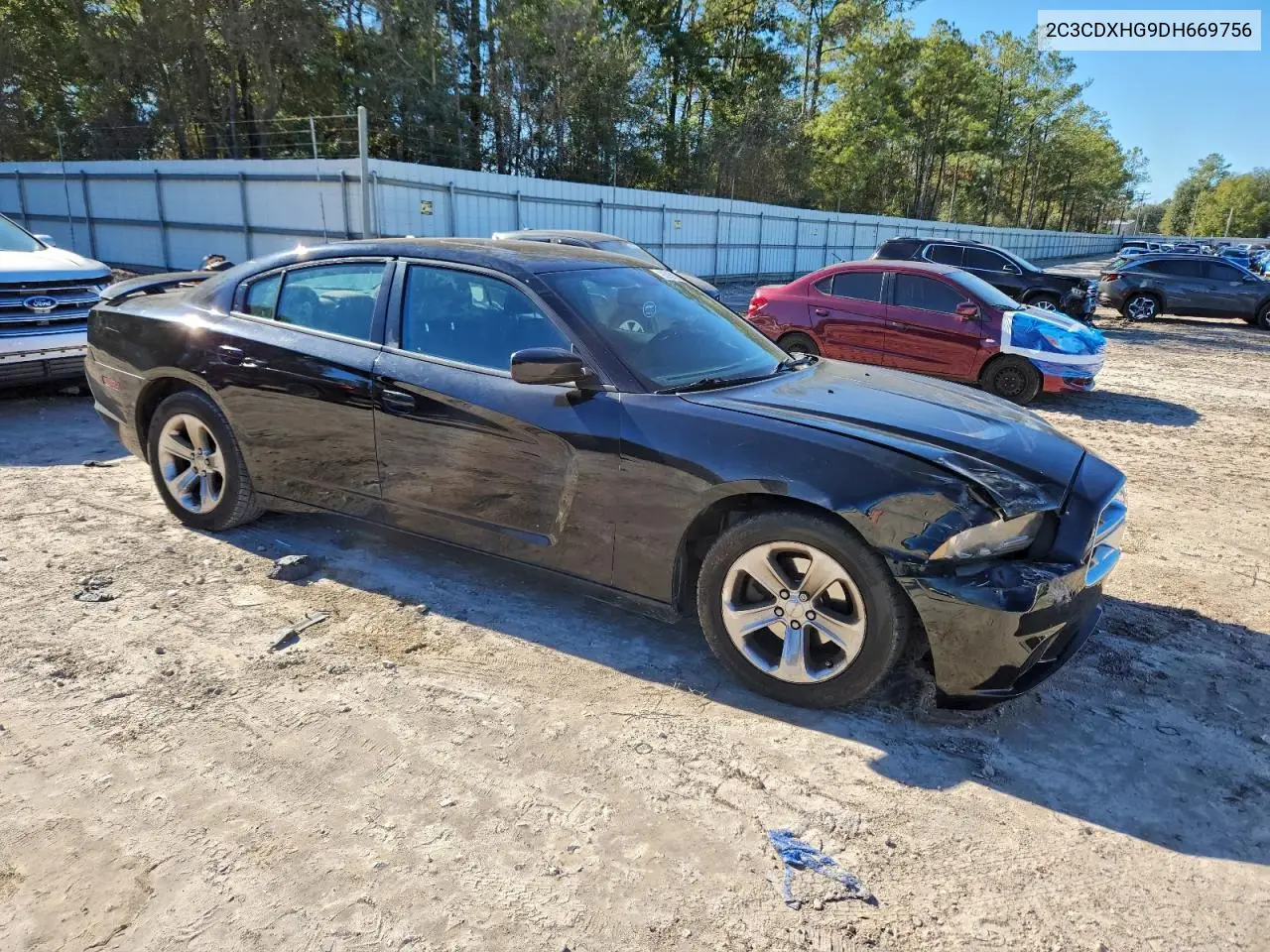 2C3CDXHG9DH669756 2013 Dodge Charger Sxt