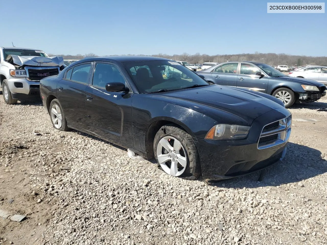 2014 Dodge Charger Se VIN: 2C3CDXBG0EH300598 Lot: 45674544