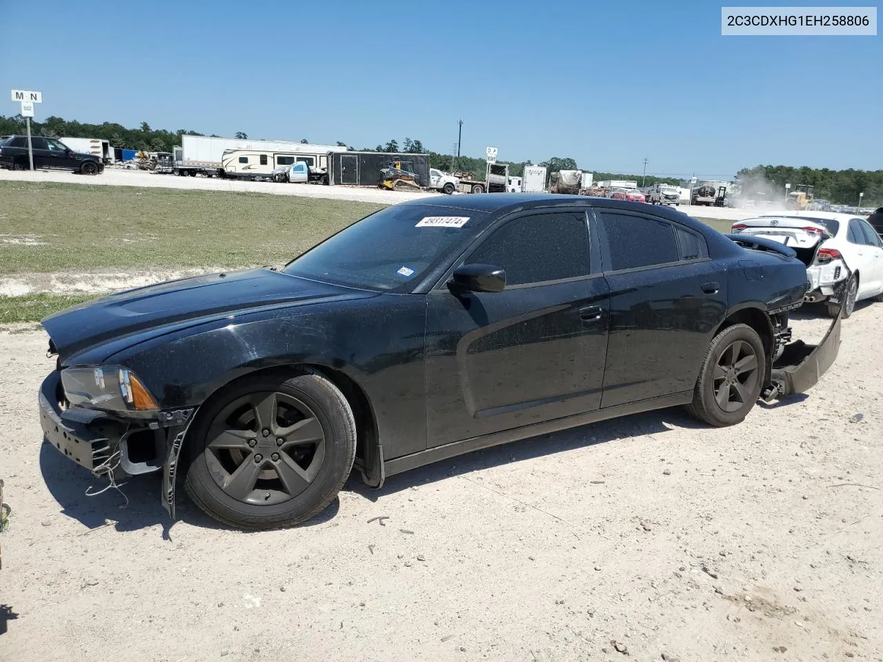 2014 Dodge Charger Sxt VIN: 2C3CDXHG1EH258806 Lot: 49317474