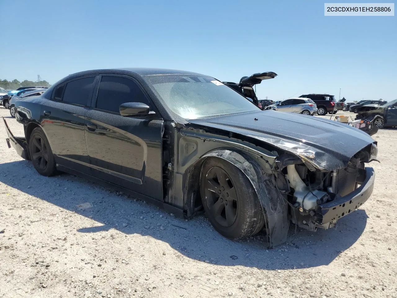 2014 Dodge Charger Sxt VIN: 2C3CDXHG1EH258806 Lot: 49317474