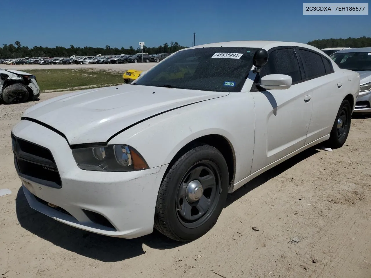 2014 Dodge Charger Police VIN: 2C3CDXAT7EH186677 Lot: 49635994