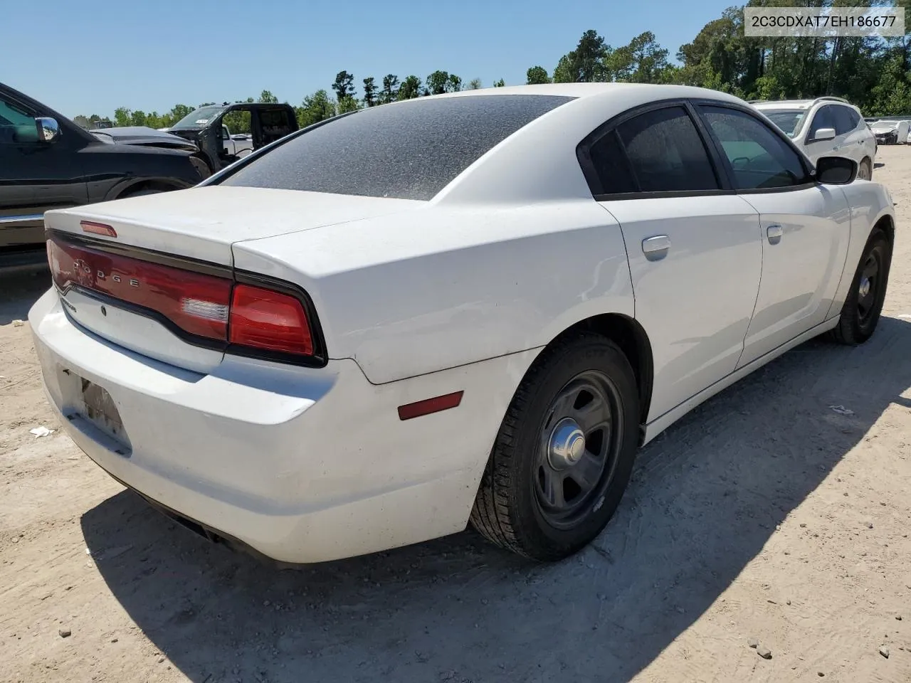 2014 Dodge Charger Police VIN: 2C3CDXAT7EH186677 Lot: 49635994