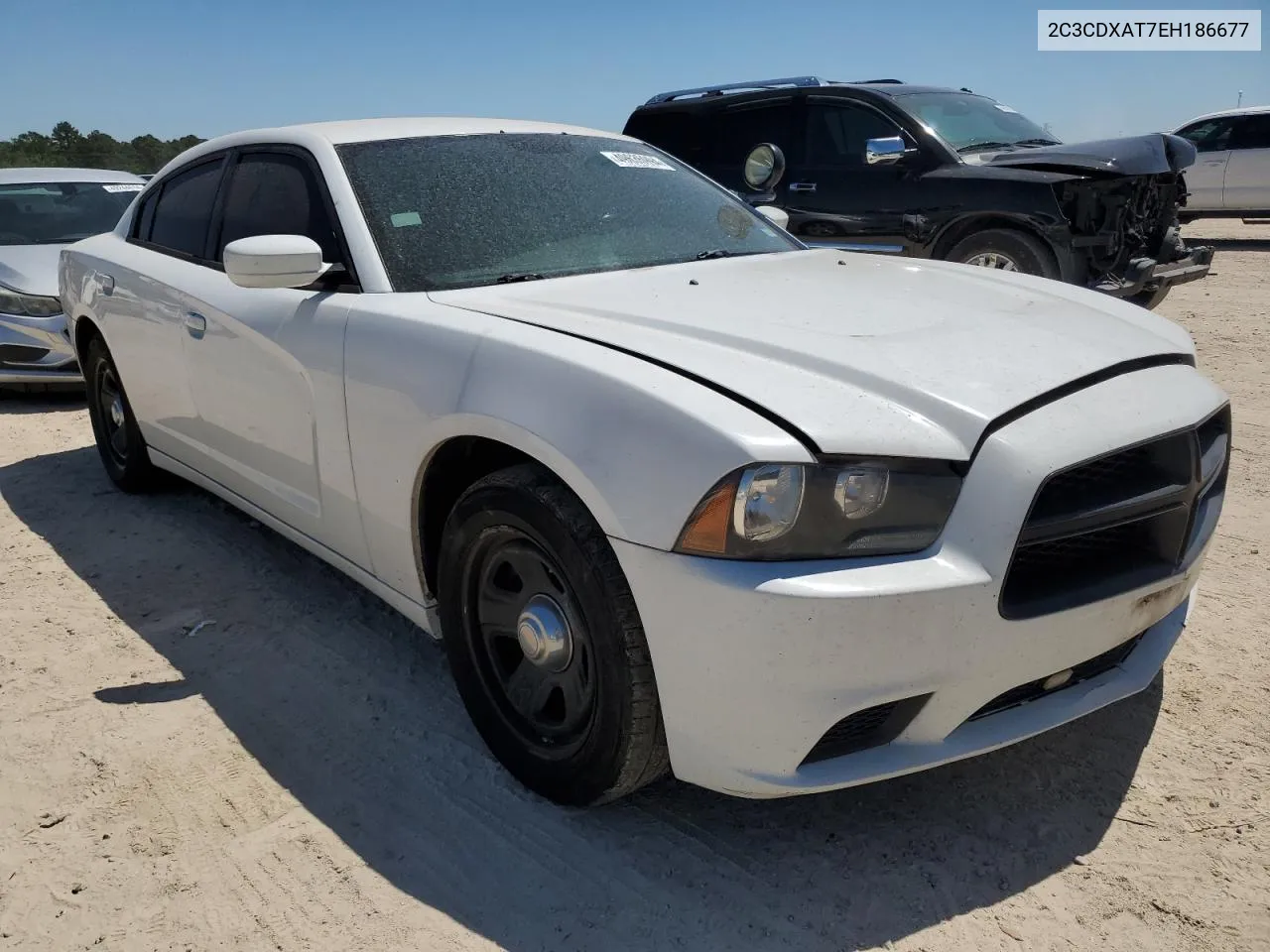 2014 Dodge Charger Police VIN: 2C3CDXAT7EH186677 Lot: 49635994