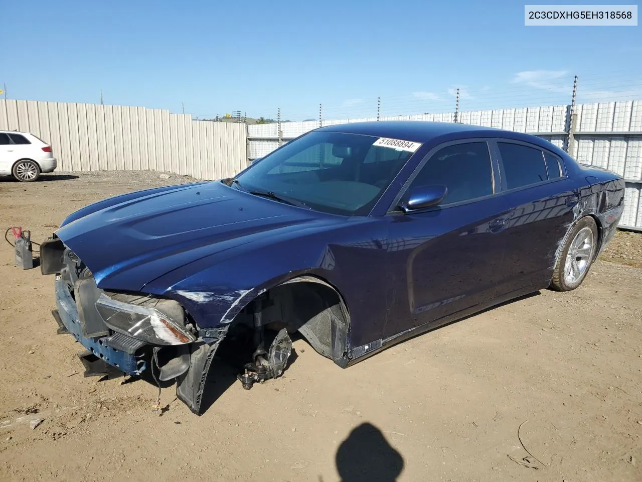 2C3CDXHG5EH318568 2014 Dodge Charger Sxt