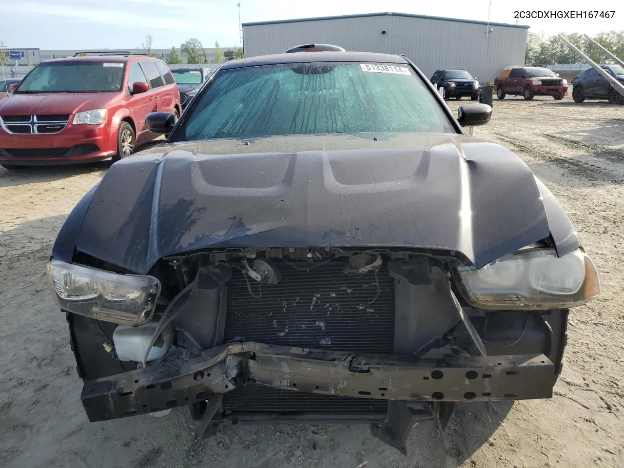 2C3CDXHGXEH167467 2014 Dodge Charger Sxt