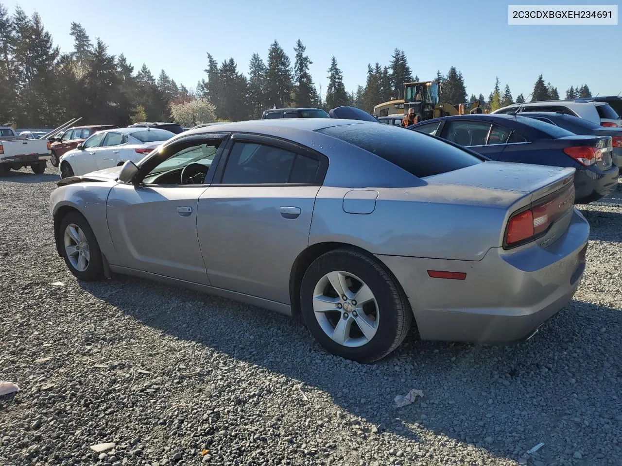 2014 Dodge Charger Se VIN: 2C3CDXBGXEH234691 Lot: 51480094