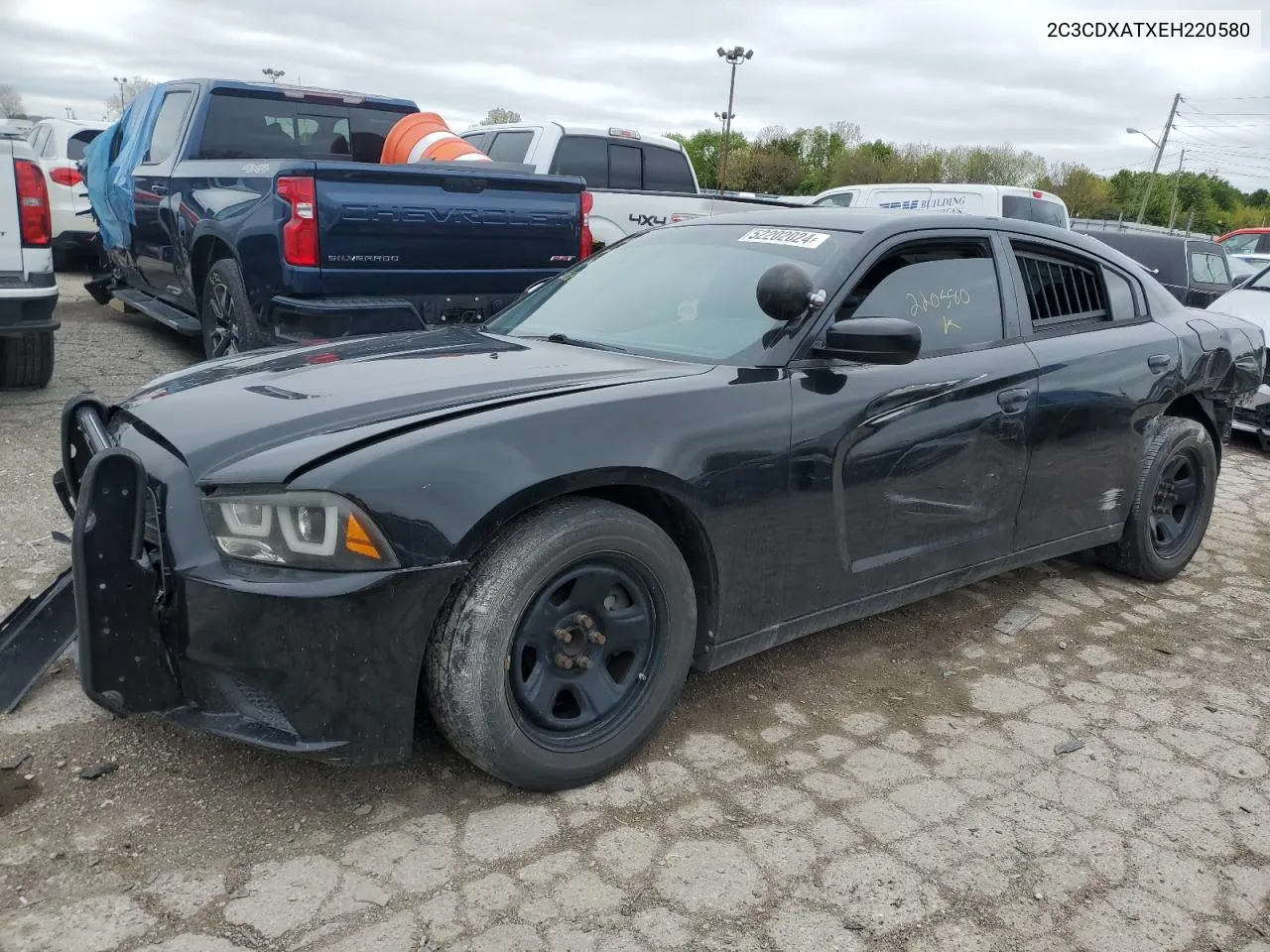 2C3CDXATXEH220580 2014 Dodge Charger Police